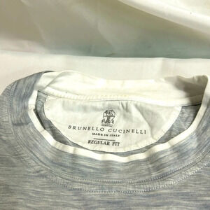 Brunello Cucinelli Gray Short Sleeve Tee